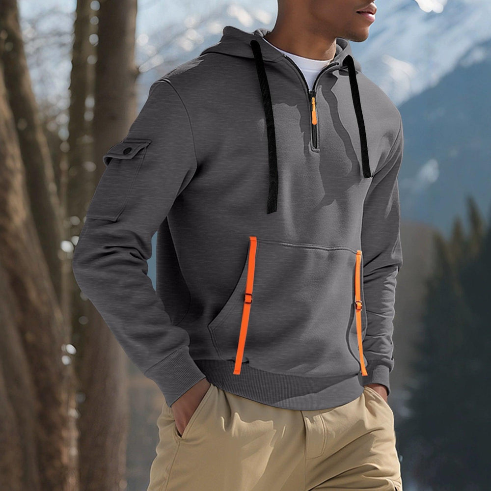 Men's Fleece-lined Casual Sweatshirt Fashion Hoodie EX-STOCK Canada