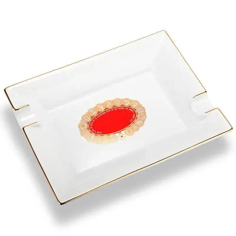 Luxury Ceramics Double slots Cigar Ashtray - EX-STOCK Canada