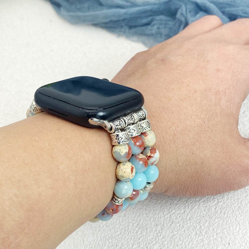 Simple And Versatile Beaded Bracelet smart watch strap - EX-STOCK Canada