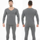 Winter Men's Sleepwear Loungewear Cashmere Long John set - EX-STOCK Canada