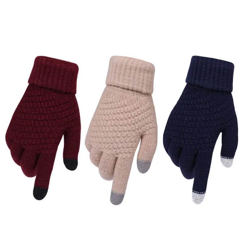 Couple knitted gloves touch screen gloves - EX-STOCK CANADA