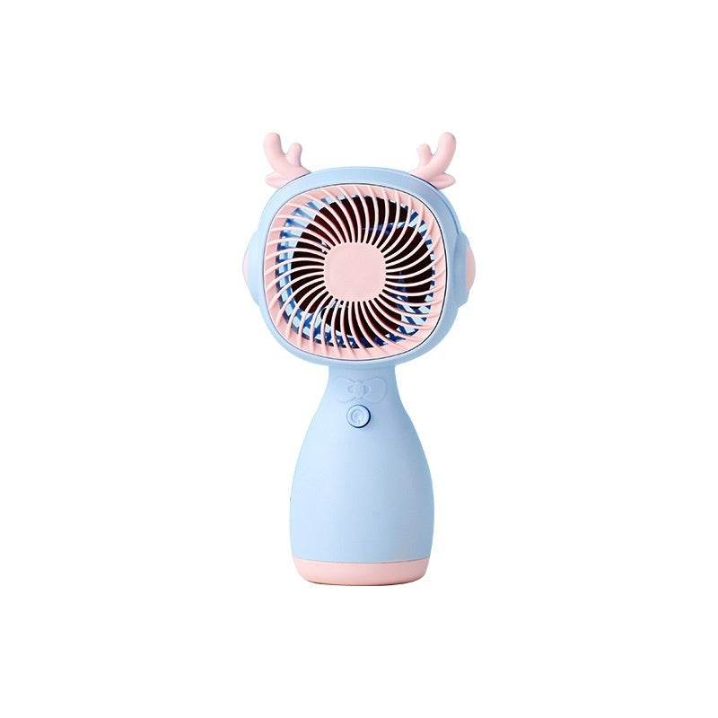 Small Handheld Fan Desktop Cartoon Mini Electric Usb Student Portable Gift - EX-STOCK Canada
