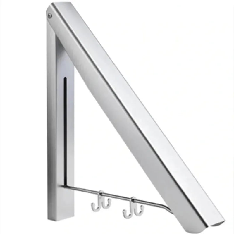 Clothes Rack Non-perforated Invisible Telescopic Drying Rack Wall-mounted Hanger - EX-STOCK CANADA