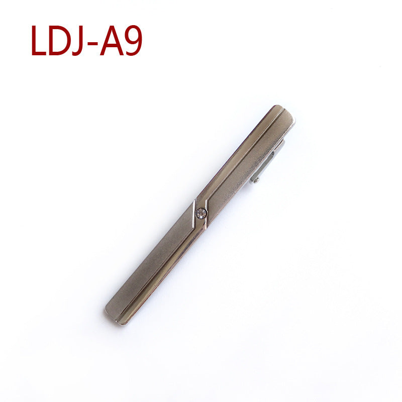 A slim metallic pen or slim wallet-style accessory shown diagonally on a plain white background, with red text reading LDJ-A9 in the upper left corner.