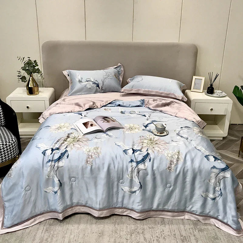High-end Tencel Summer Cooling Duvet Four-piece Set EX-STOCK Canada