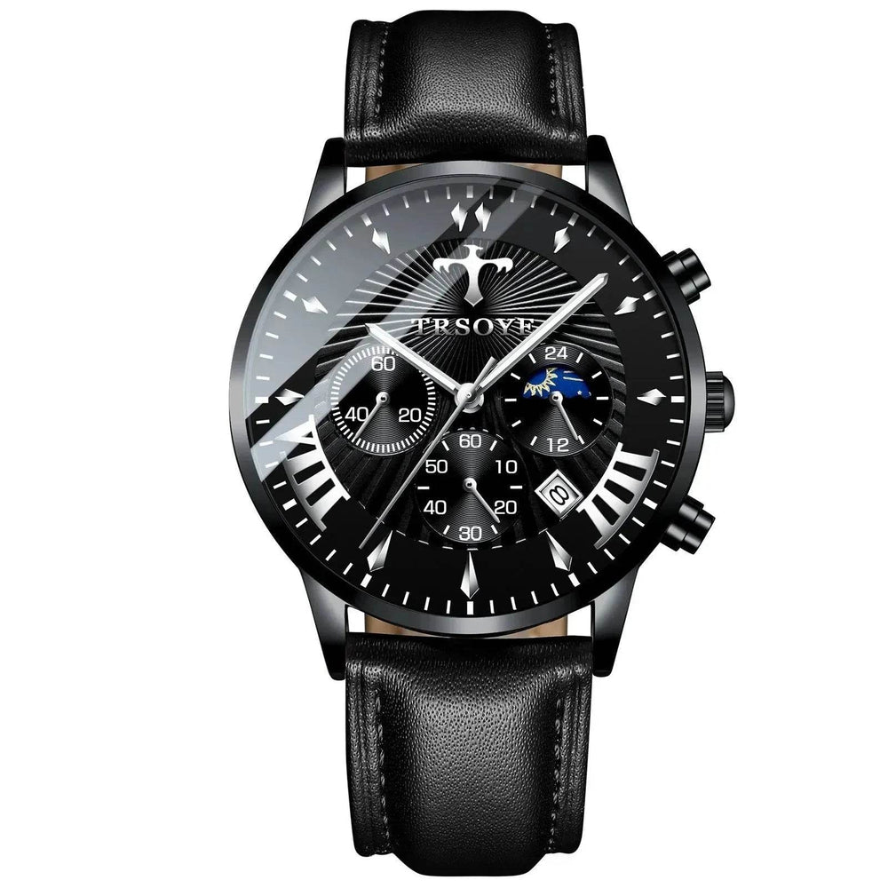 Business Quartz Watch Leisure Calendar Men's Luminous Waterproof Watch - EX-STOCK Canada