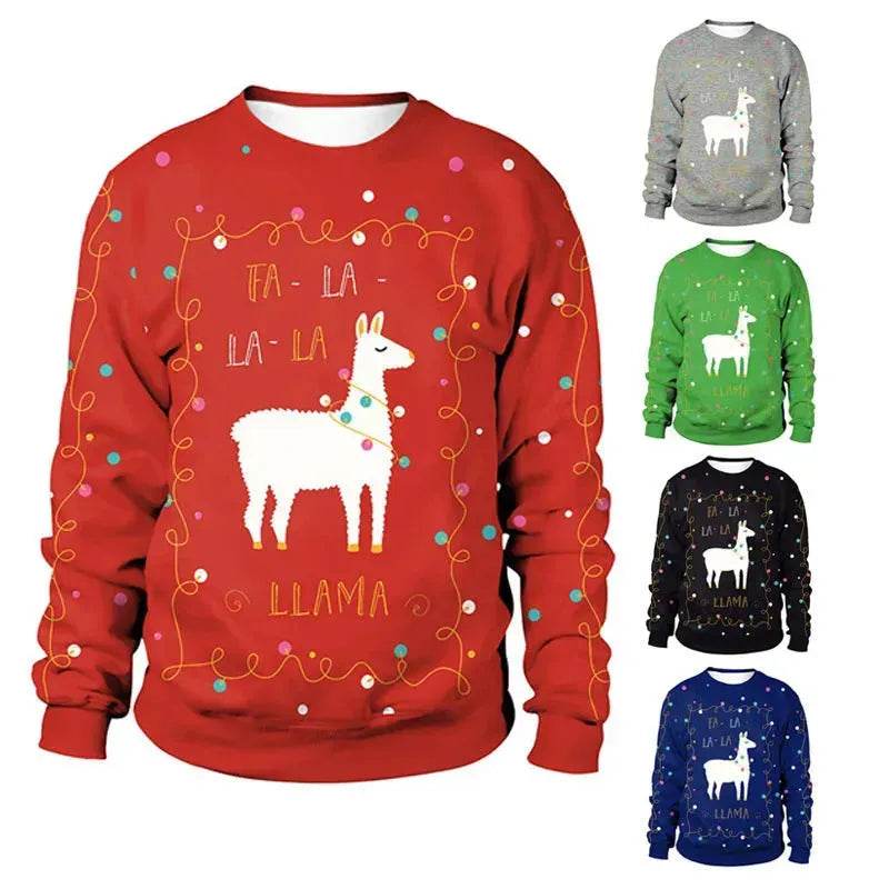 Christmas Element Men's And Women's Round Neck Sweater - EX-STOCK Canada