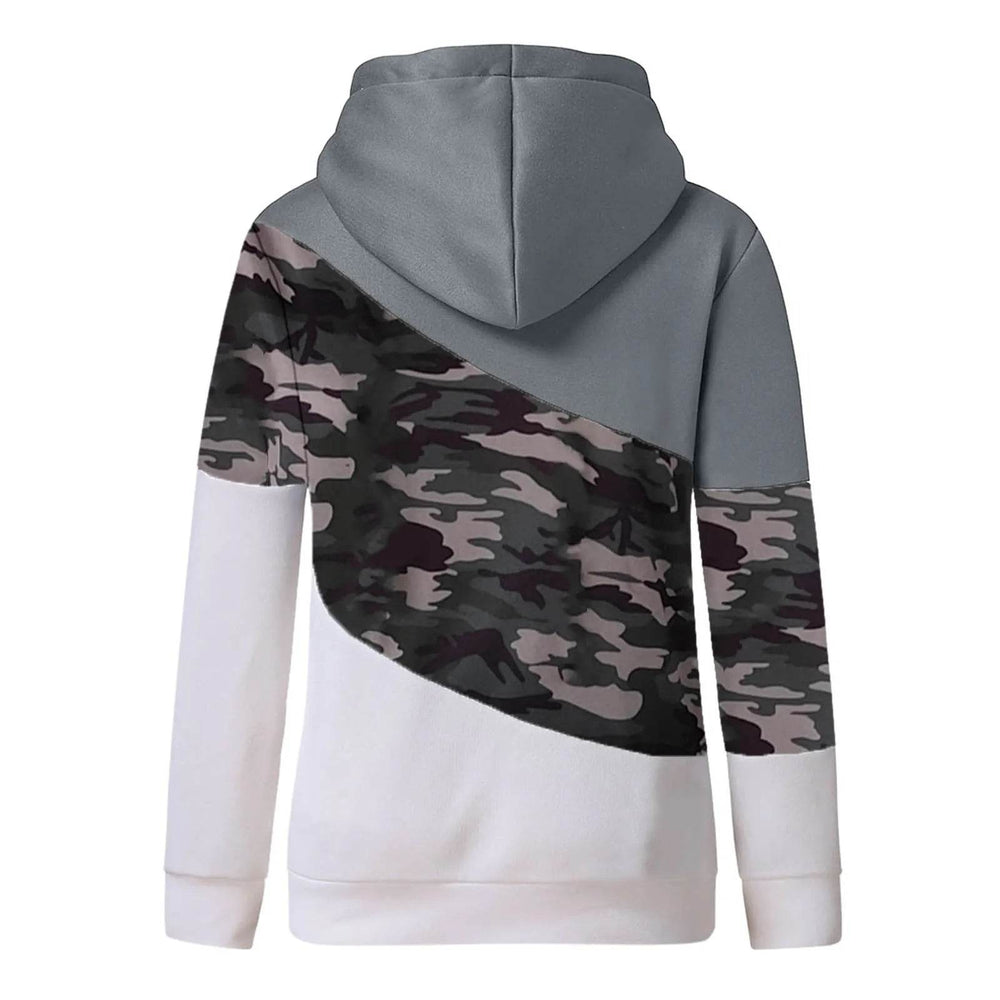 Casual Fashion Women Camouflage Winter hoodie Sweatshirt Pullover Top - EX-STOCK Canada