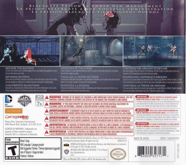 Batman: Arkham Origins Blackgate