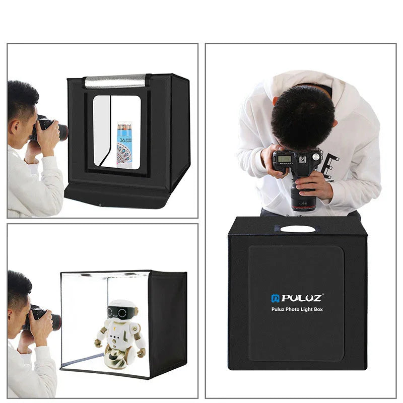 40CM Folding Studio LED Highlighting Dimming Photo Soft Light Box EX-STOCK Canada