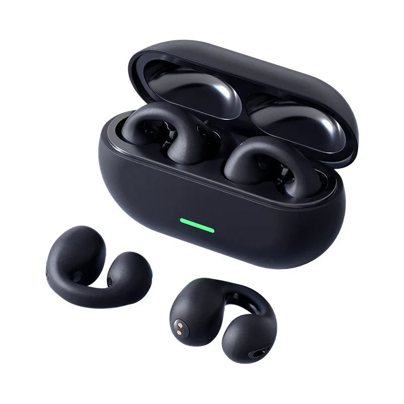 Wireless Ear Clip Bluetooth Headset TWS Comfortable Wear Not In-Ear Sports Wireless Bone Conduction 5.3 Bluetooth Headset EX-STOCK Canada