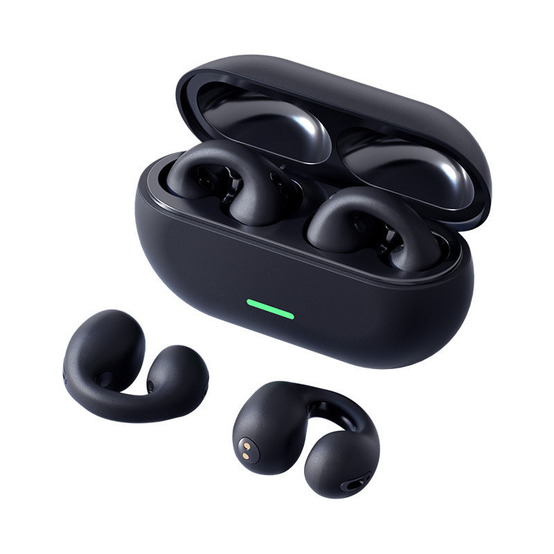 Wireless Ear Clip Bluetooth Headset TWS Comfortable Wear Not In-Ear Sports Wireless Bone Conduction 5.3 Bluetooth Headset EX-STOCK Canada