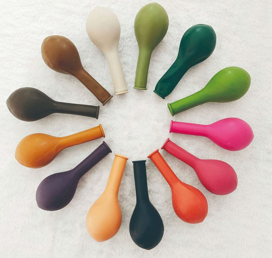 Retro Balloon Wedding & Birthday Party Decorations – Colourful Vintage Balloon Set