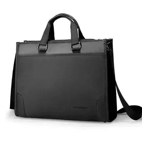 Men's Business Handheld Notebook Computer Best Leather Black Briefcase - EX-STOCK Canada