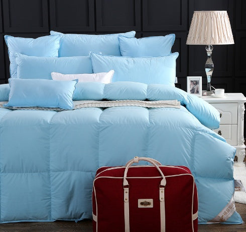 High-end Gift Cotton Dazzle Duvet Goose Down Quilt EX-STOCK Canada