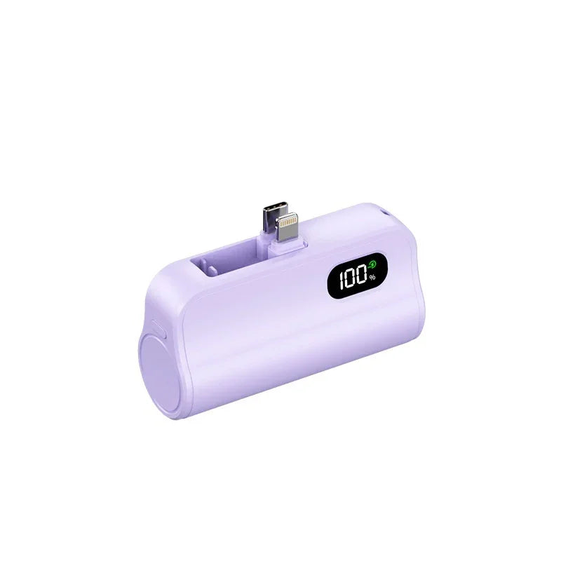 Pocket Mini Capsule Power Bank 3c Certification 5000 MA EX-STOCK Canada