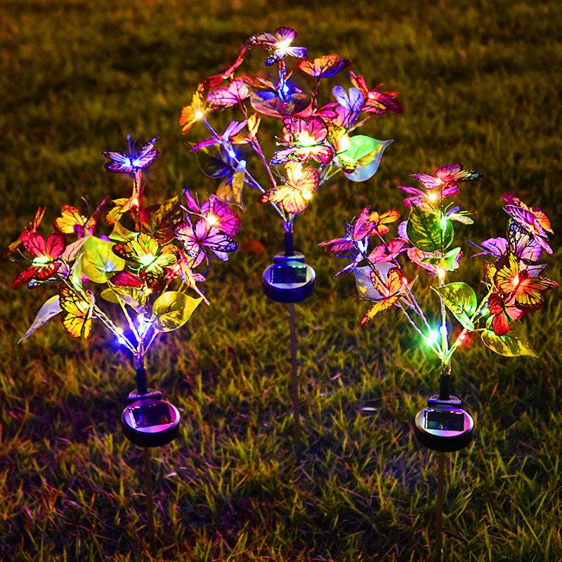 Solar Butterfly Courtyard Light Led Landscape Pathway Lighting - EX-STOCK Canada