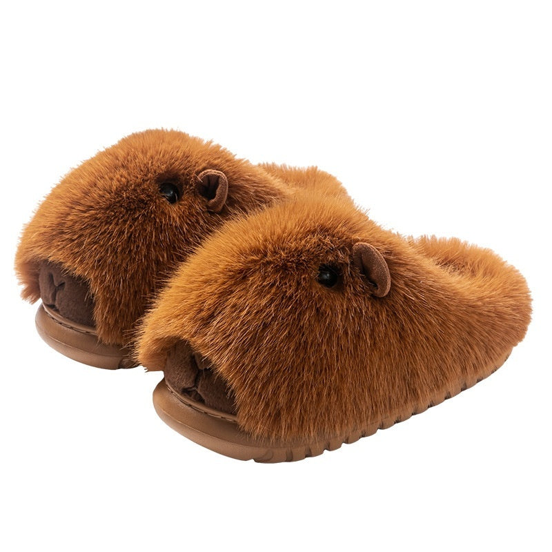 Autumn And Winter Fashionable Cartoon Plush Slippers | EX-STOCK product gallery photo 2