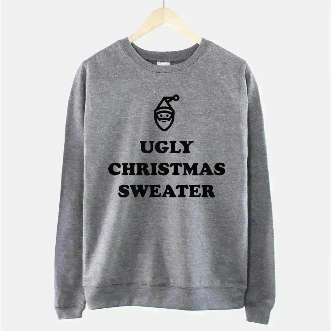 Women's Ugly Christmas Sweater Sweatshirt Bah Humbug Funny