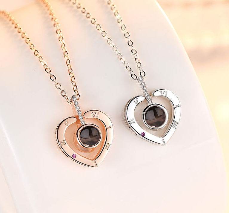 Subloom Heart 100 I Love You Necklace - EX-STOCK Canada