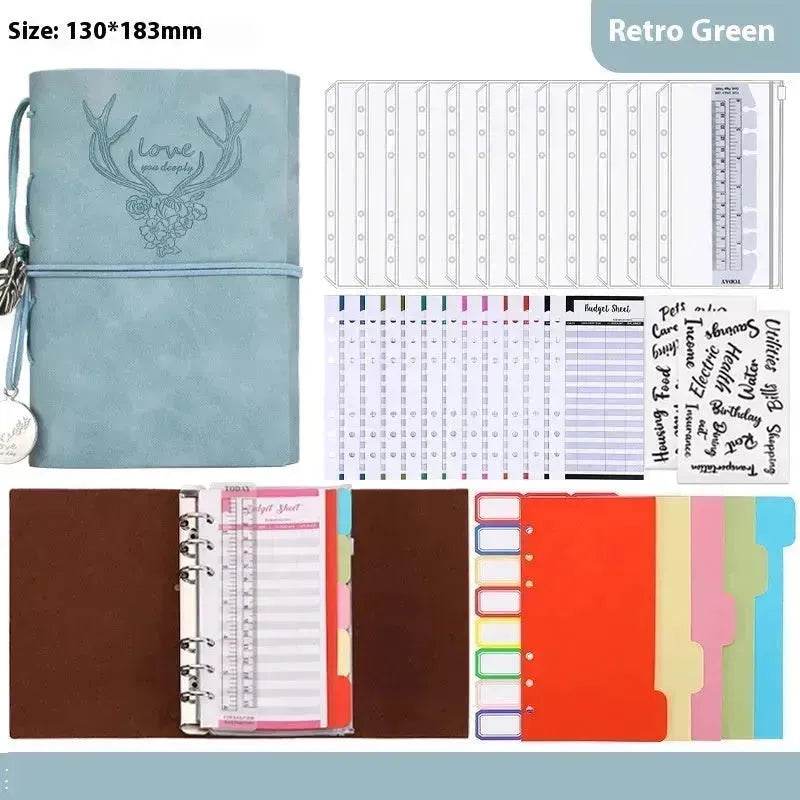 Notebook A6 Leather Loose-leaf Tally Book Note Pad Memo Note Book - EX-STOCK Canada