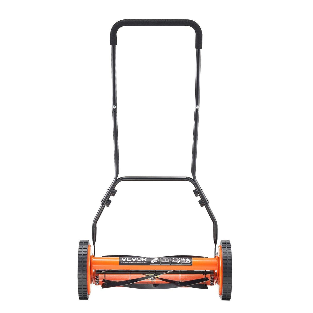 Cortacésped manual de carrete con empuje, 5 cuchillas, altura ajustable, recogedor de césped, 4 ruedasEX-STOCK Canada