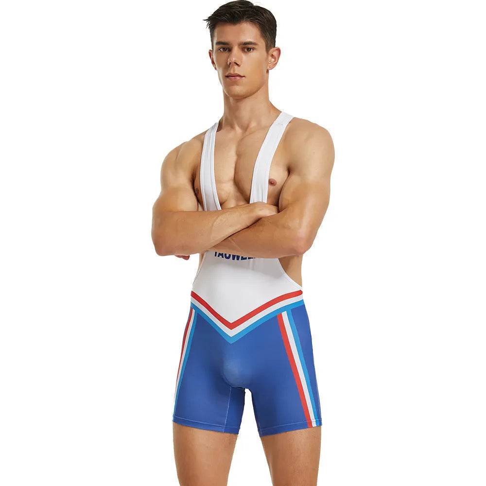 Men's Fitness Swimming Shark Pants Bodysuit Thong - EX-STOCK Canada