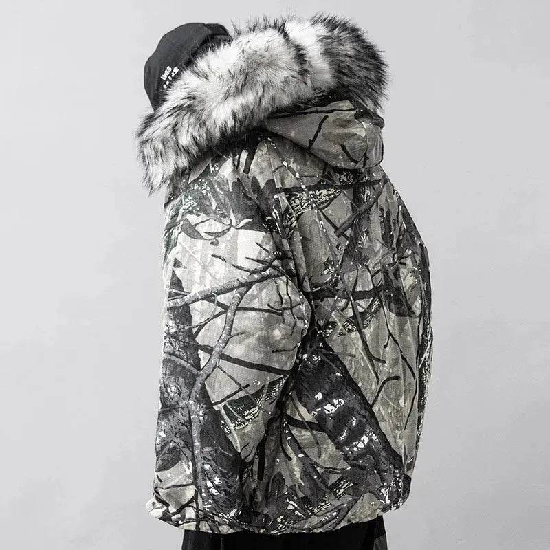 New Trendy Fashion Huge Fur Collar Winter Coat Jacket Unisex - EX-STOCK Canada