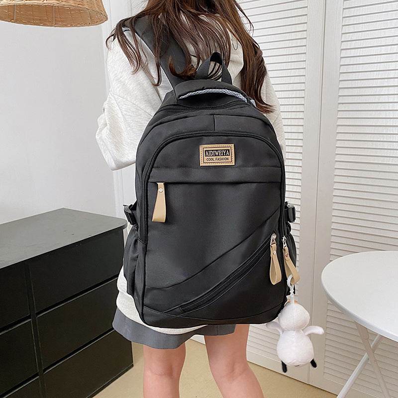 Large Capacity College Junior High School Backpack School Bag - EX-STOCK Canada