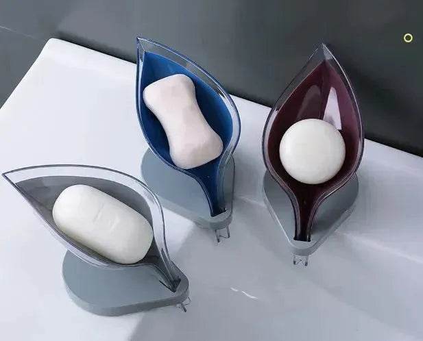 Leaf shaped Suction Soap dish - EX-STOCK Canada