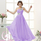 Evening dress one-shoulder dinner banquet long banquet EX-STOCK Canada