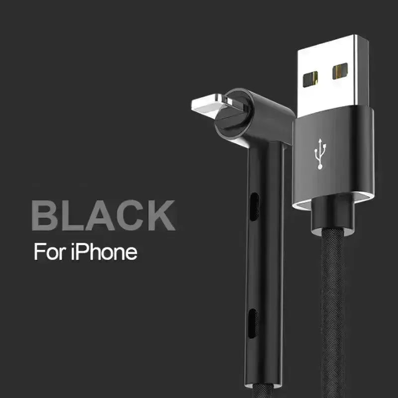 Android Type C et iPhone Câble de charge rapide
