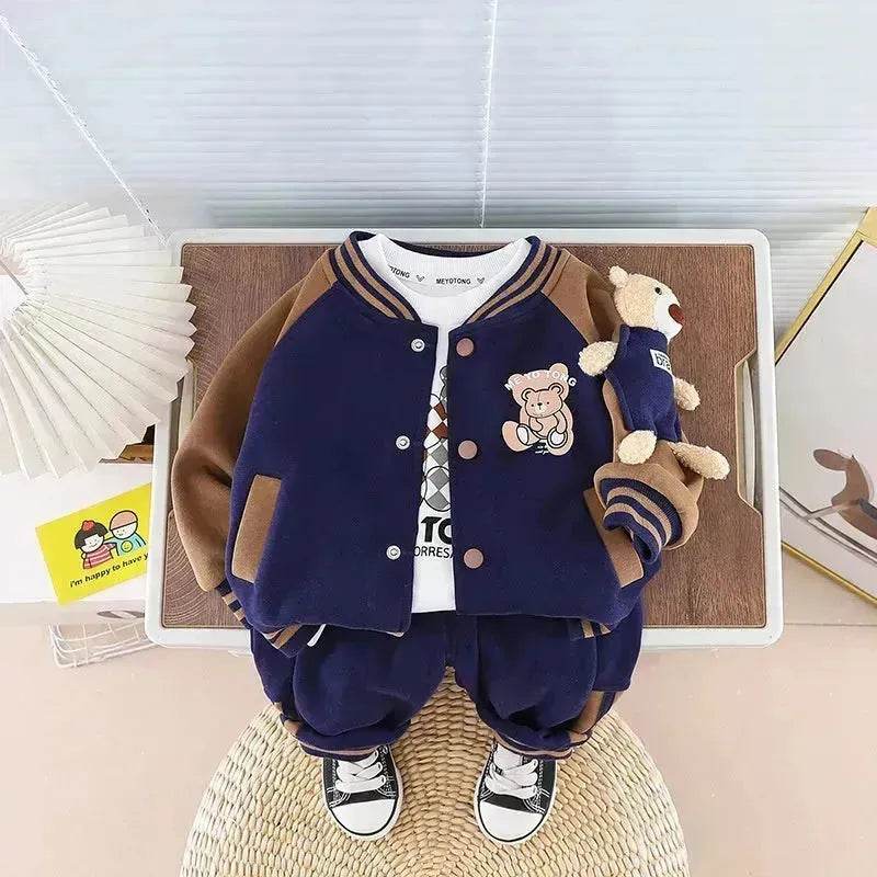 Children Fashionable Long Sleeve Three-piece Sweater Set - EX-STOCK Canada