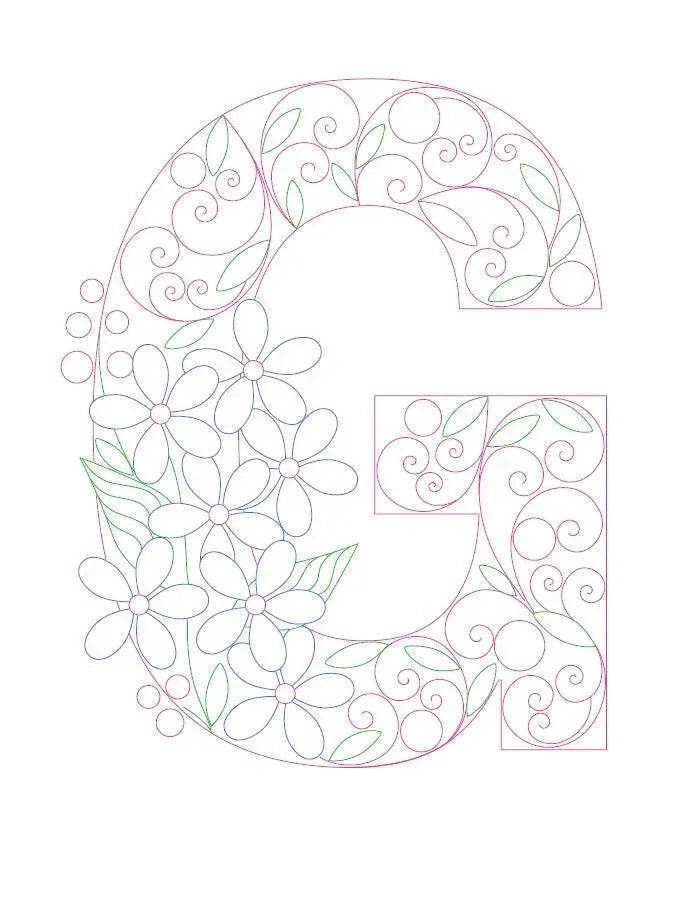Paper Filigree Painting Kit - Letters - EX-STOCK Canada