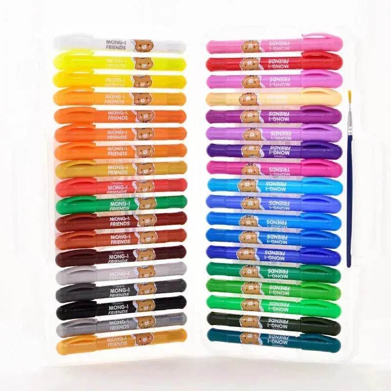 Kids Children Deli Rotating Crayon Children's Oil Pastel - EX-STOCK Canada