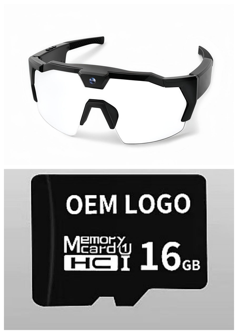 AI Smart Riding Glasses with Built-In Camera & Wi-Fi – Photochromic Cycling Sunglasses