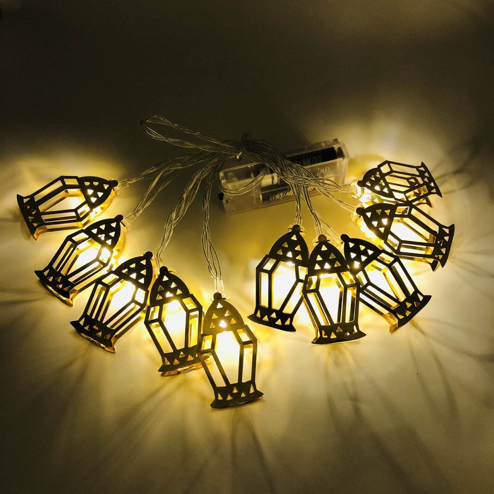 Ramadan Decoration For Diwali Festival Of Eurban Eid Mubarak String Light - EX-STOCK Canada