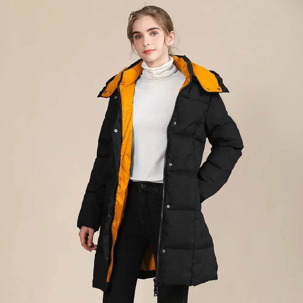 Unisex Hooded Winter Long Puffer coat - EX-STOCK Canada