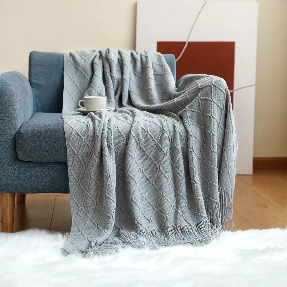 Sofa Blanket Cover Blanket Nordic Office Blanket EX-STOCK Canada