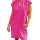 Summer Round-neck Short-sleeve Dress With Pockets Fashion Casual Loose Sports Dresses For Women Clothing - EX-STOCK Canada