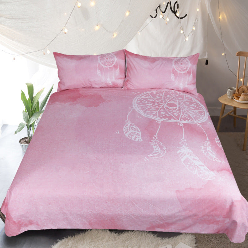 Pink dream catcher home textile four-piece set EX-STOCK Canada