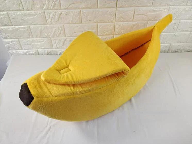 Pet House Dog Bed Banana Shape Dog House Cute Pet Kennel Nest Warm Dog Sofas Sleeping Bed EX-STOCK Canada