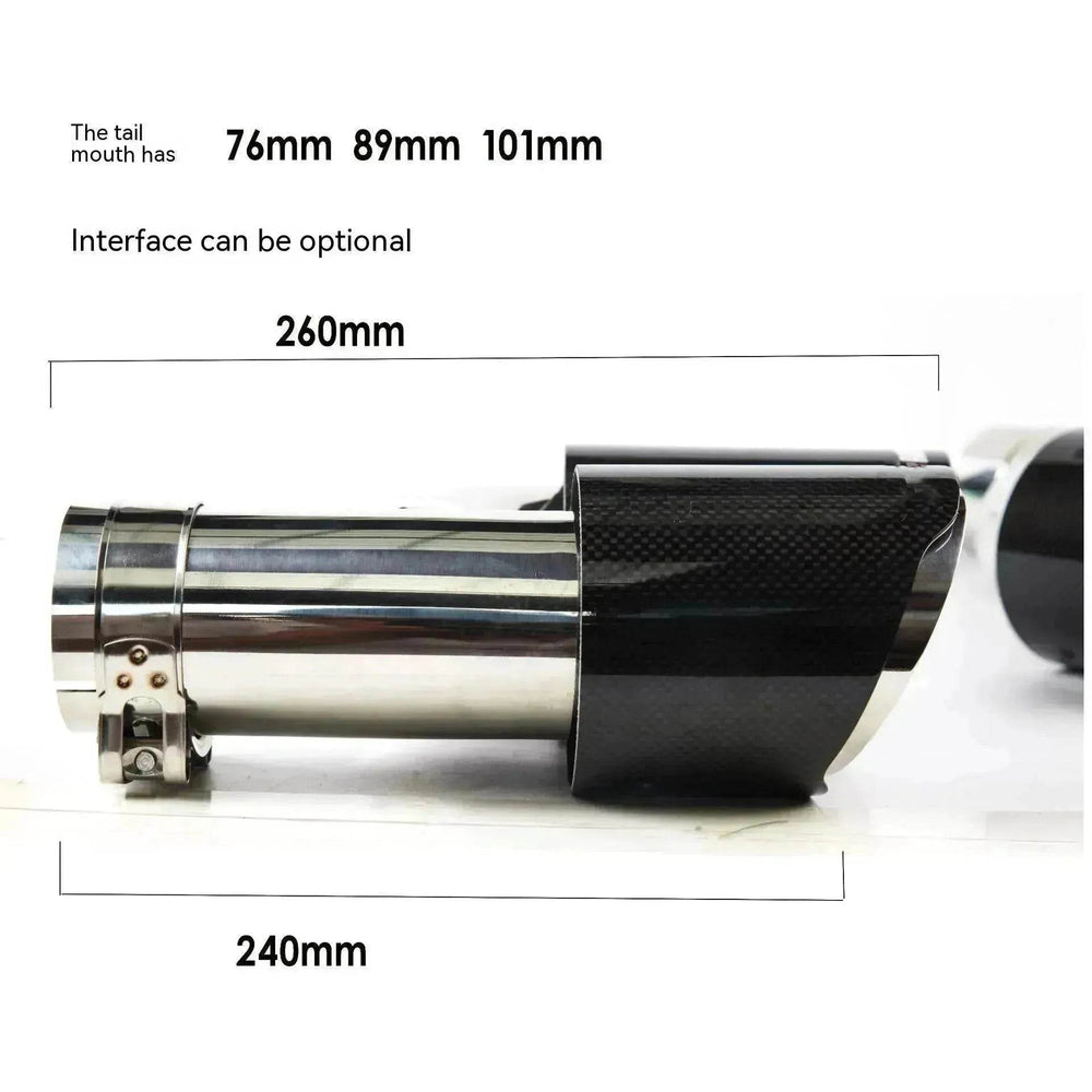 Four-outlet Double-tail Stainless Steel Exhaust Pipe - EX-STOCK Canada