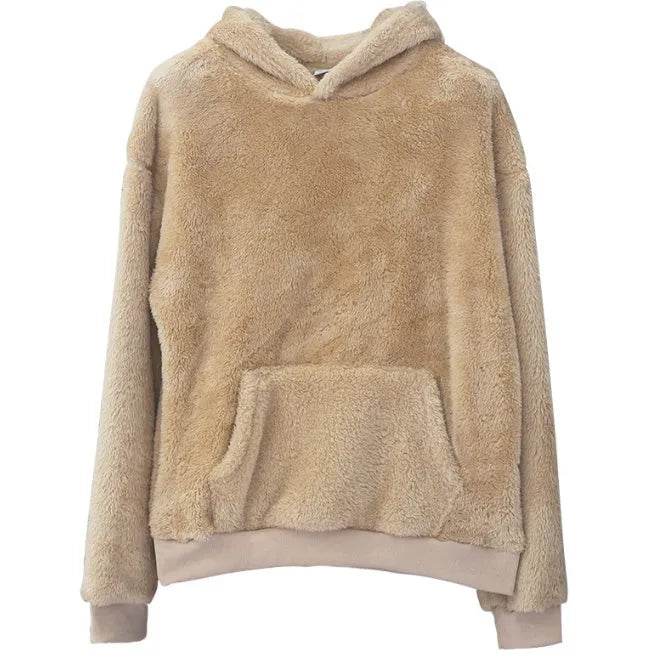 Men Winter New Double-sided Velvet Fleece Pocket Hoodie Sweatshirt Pullover - EX-STOCK Canada