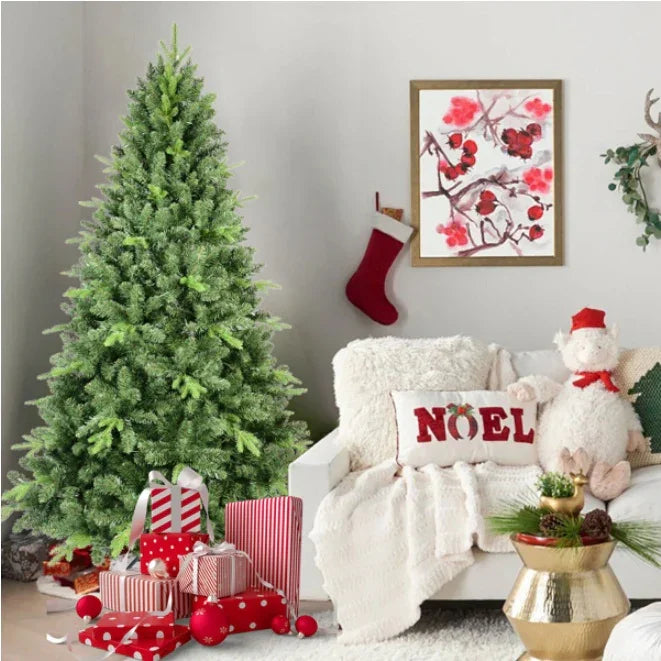 Artificial 6ft Green Christmas Tree With 1339PVC Hard Needle Mixed Branch Tips EX-STOCK Canada