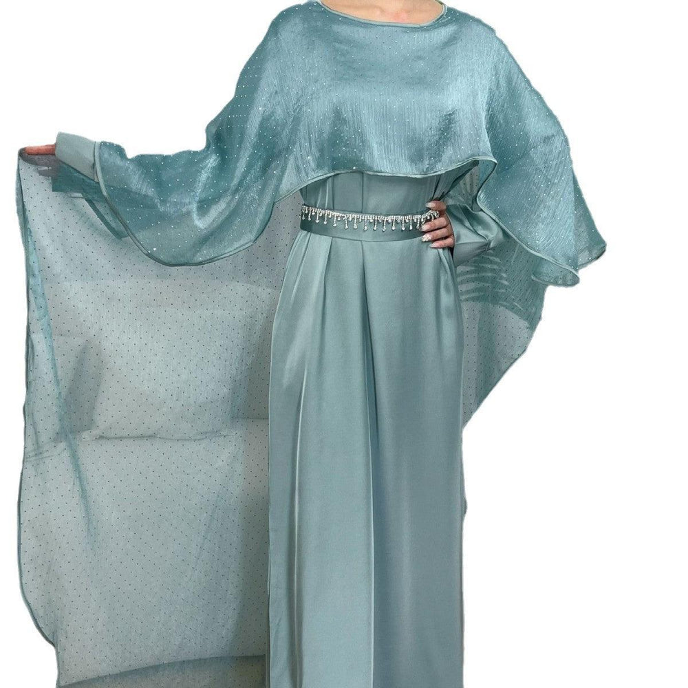 Vêtements musulmans pour femmes Manteau simple Robe Robe étoilée - EX-STOCK Canada