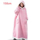 Fleece Oversized Hoodie Blanket Winter Warm Home Clothes Women Men Oversized Pullover With Pockets - EX-STOCK Canada