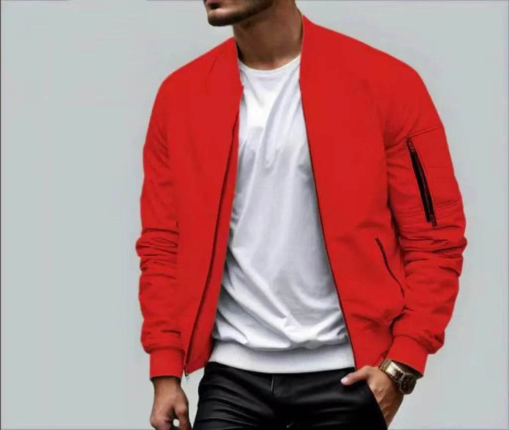 Men's Casual Baseball Varsity Jacket Spring And Autumn - EX-STOCK Canada
