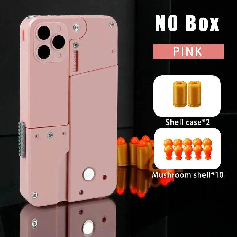 mobile phone shape folding soft bullet gun toy - EX-STOCK Canada