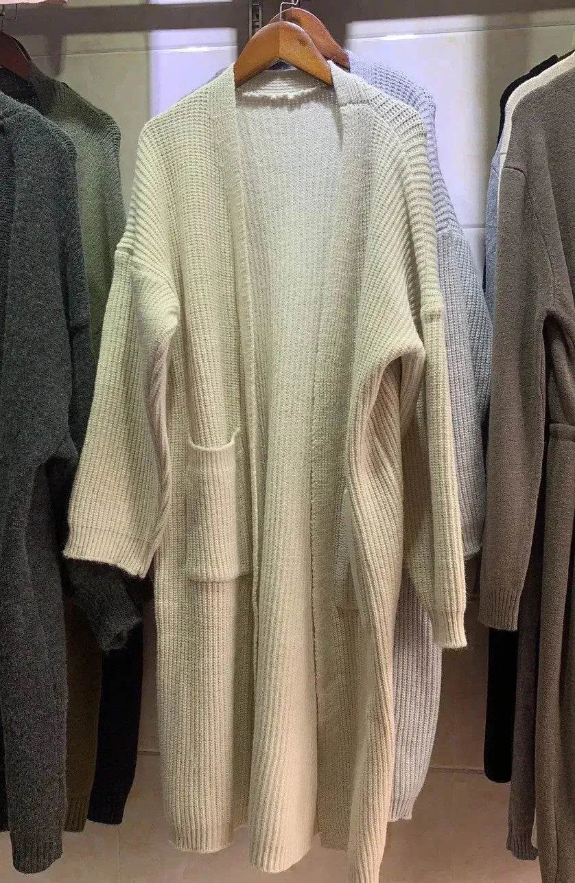 New Style Women Autumn Winter Fleece Long Kimono Sweater Jacket coat - EX-STOCK Canada